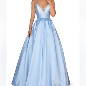 Clarisse Powder Blue Prom Dress Style: 8199